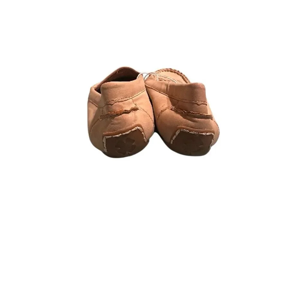 Lucky tan moc driving moccasin sz 9 slip on flats